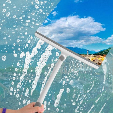 Bubzellacosh Streak-Free Silicone Window Squeegee - Professional Grade Water Scraper for Shower Doors, Glass, and Auto - Compact & Durable Home Cleaning Tool