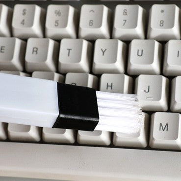 Bubzellacosh Window Track & Keyboard Cleaning Brush - 2-in-1 Handheld Crevice Tool with Integrated Dustpan - Compact Deep Cleaning Gadget for Home and Office Gaps